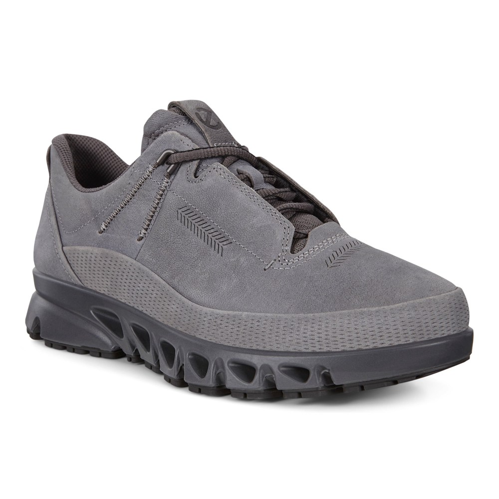 Tenis Outdoor Hombre - ECCO Multi-Vent - Grises Oscuro - UWI139465